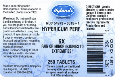 Hypericum Perf 6x Label